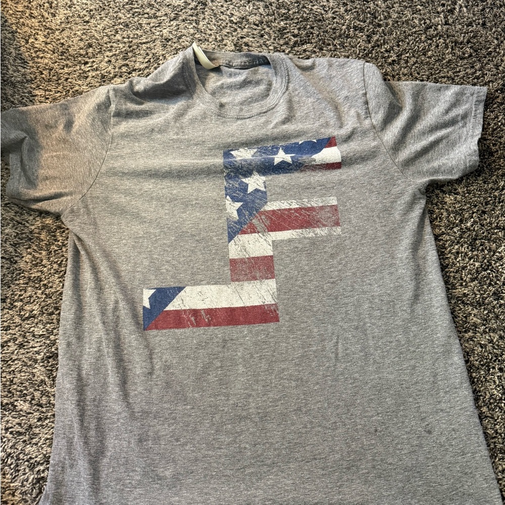 Lane Frost Gray Graphic T-Shirt